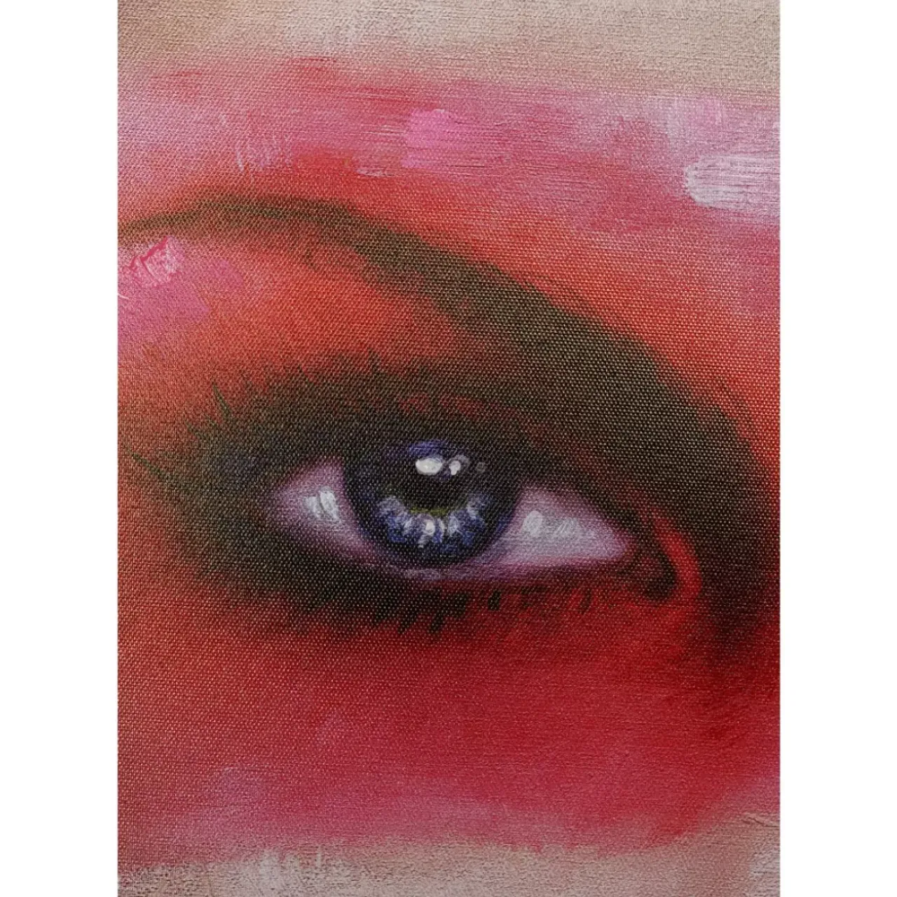 KARE Design Bilder-Bild Touched Red Eye Lady 90X140