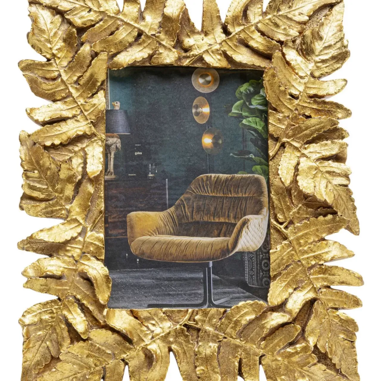 KARE Design Deko & Geschenkartikel-Bilderrahmen Gold Leaves