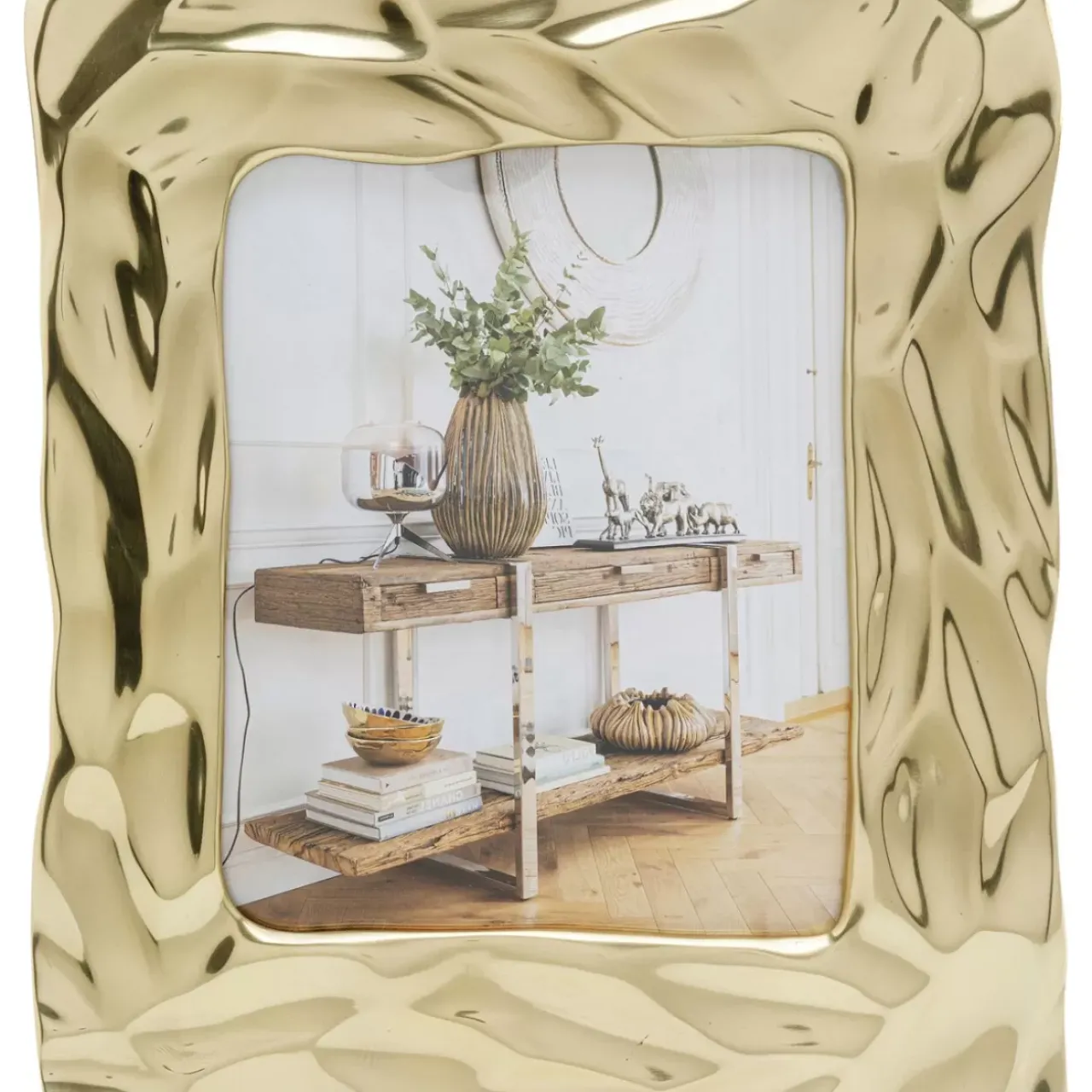 KARE Design Deko & Geschenkartikel-Bilderrahmen Jade Square Gold 21X26Cm