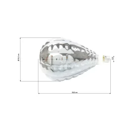 KARE Design Leuchtmittel-Birne Riffle Ball Led