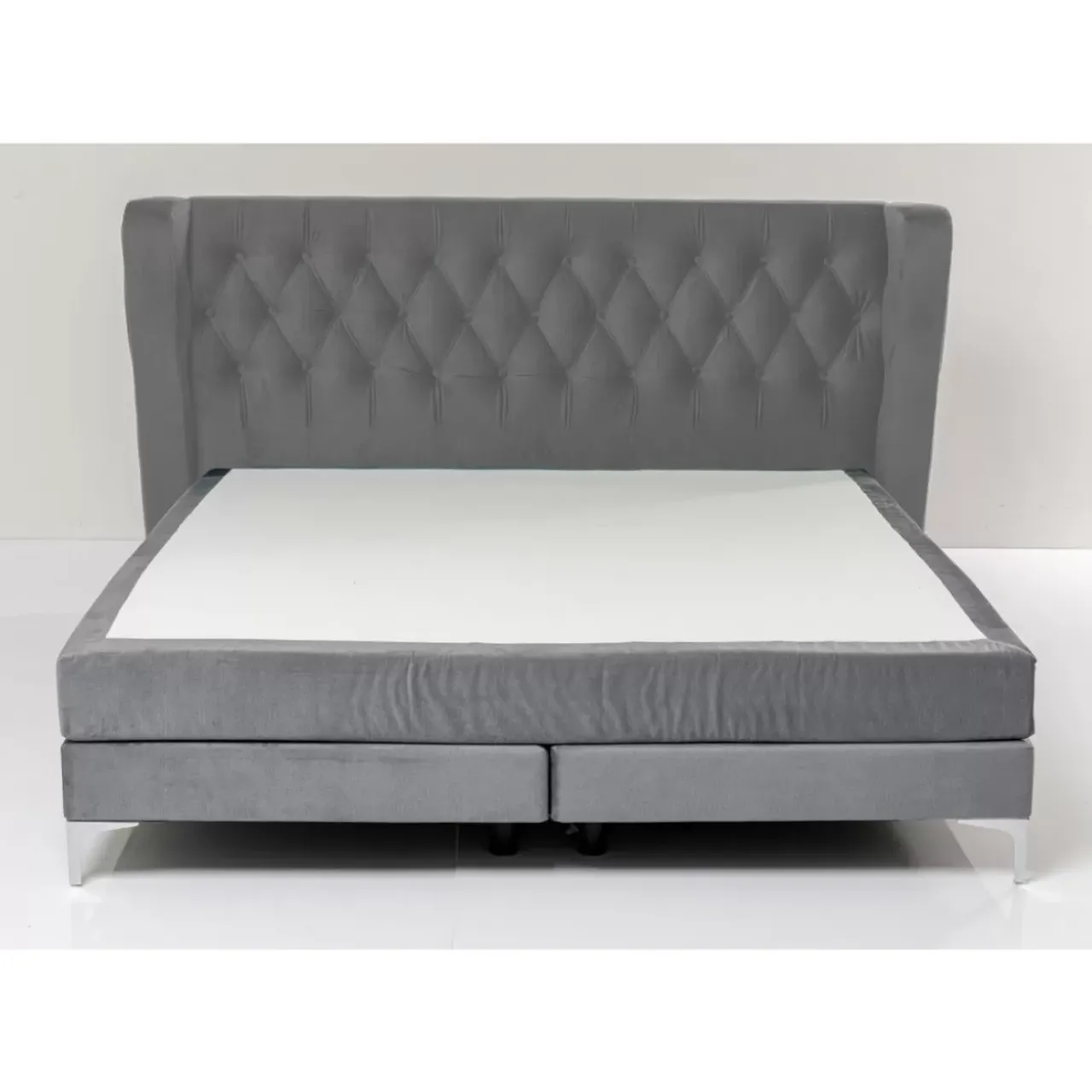 KARE Design Betten-Boxspringbett Benito Moon Grau 180X200Cm