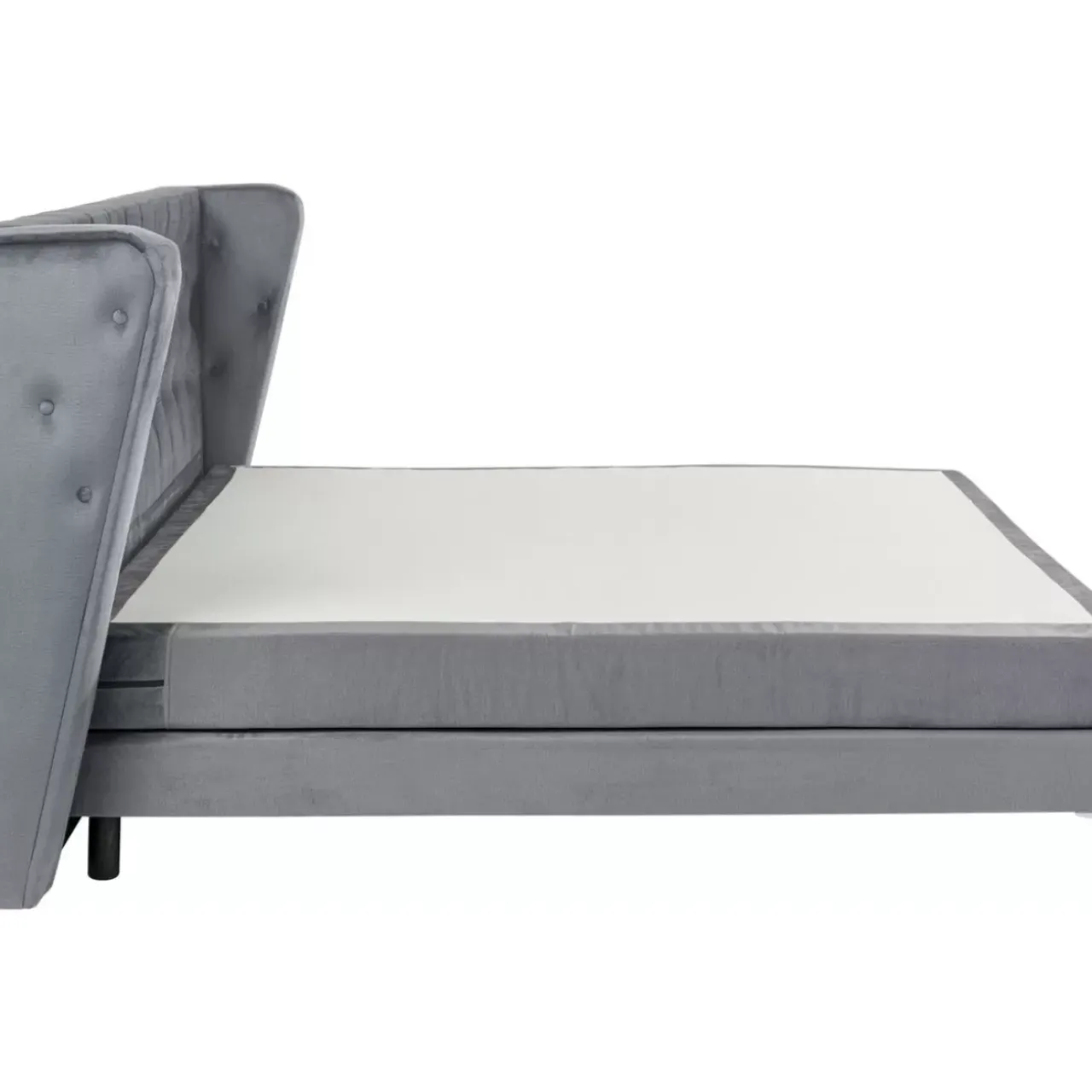 KARE Design Betten-Boxspringbett Benito Moon Grau 160X200Cm