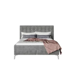 KARE Design Betten-Boxspringbett Benito Star Grau 160X200Cm