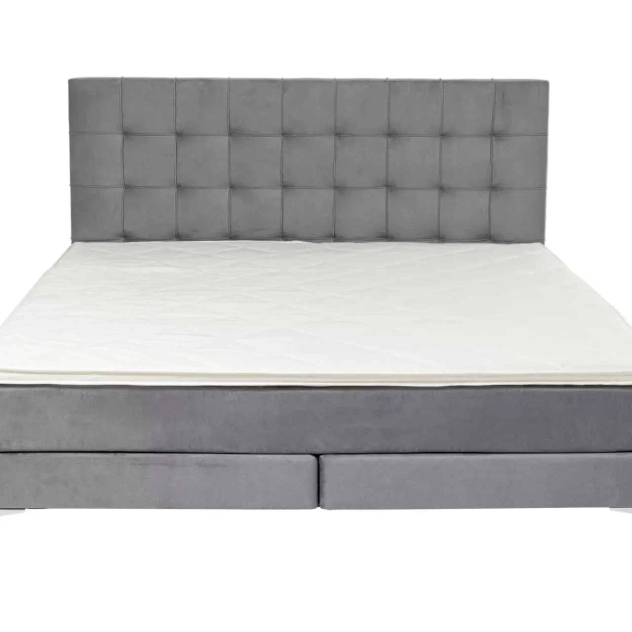 KARE Design Betten-Boxspringbett Benito Star Grau 180X200Cm