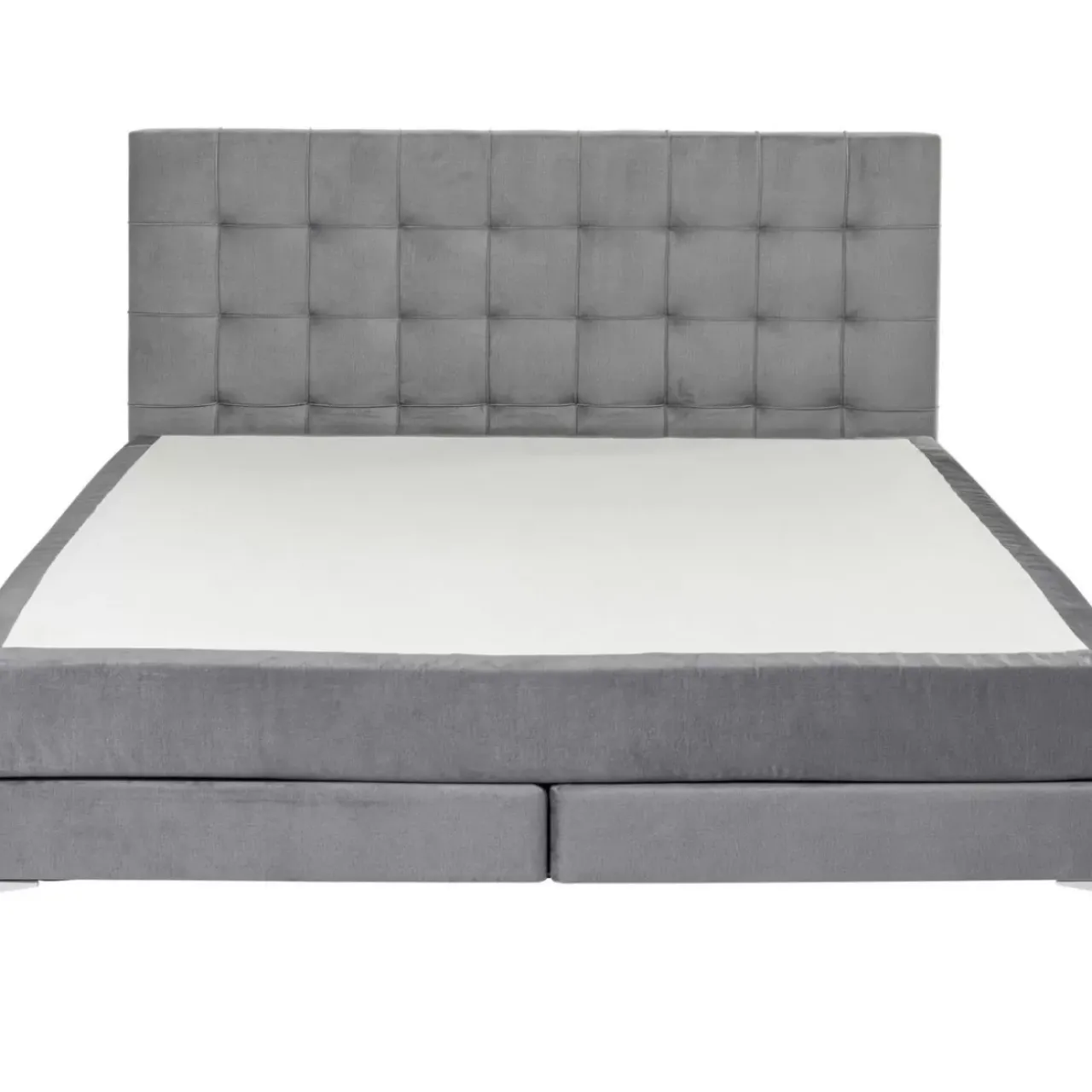 KARE Design Betten-Boxspringbett Benito Star Grau 180X200Cm