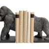 KARE Design Deko & Geschenkartikel-Buchstutze Gorilla (2/Set)