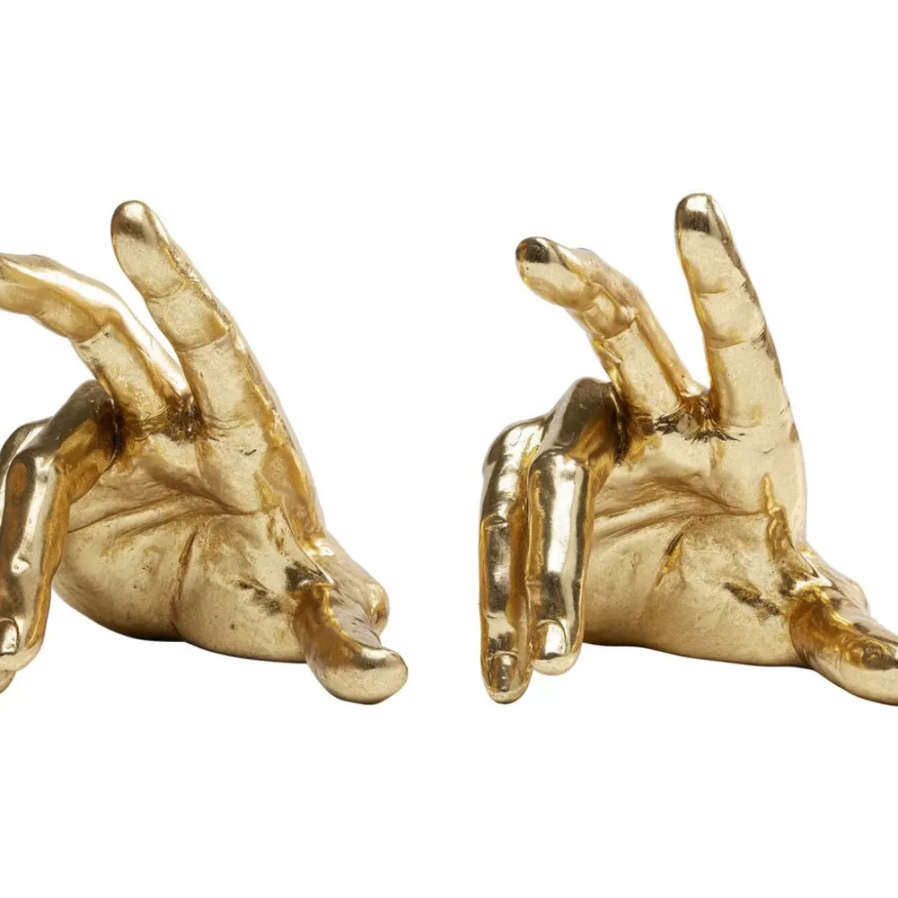 KARE Design Deko & Geschenkartikel-Buchstutze Holding Fingers (2/Set)