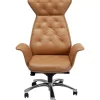 KARE Design Stühle-Burodrehstuhl Brady Silber