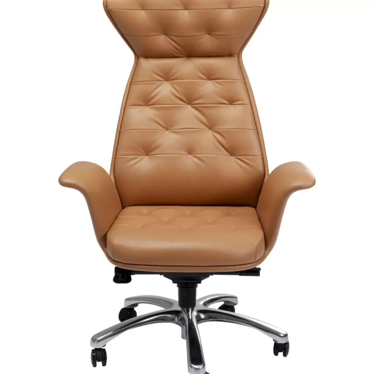 KARE Design Stühle-Burodrehstuhl Brady Silber