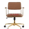 KARE Design Stühle-Burodrehstuhl Dottore Braun