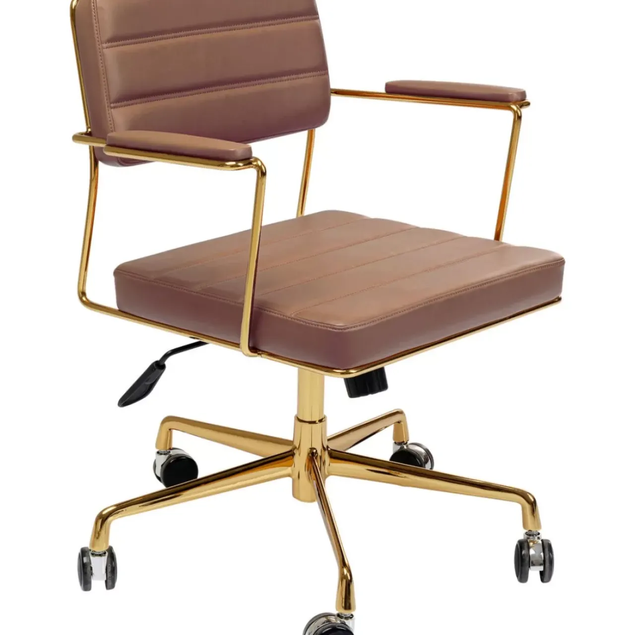KARE Design Stühle-Burodrehstuhl Dottore Braun
