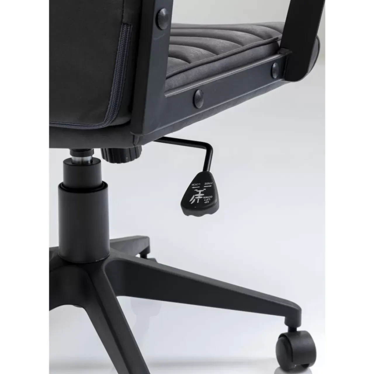 KARE Design Stühle-Burodrehstuhl Labora High Schwarz