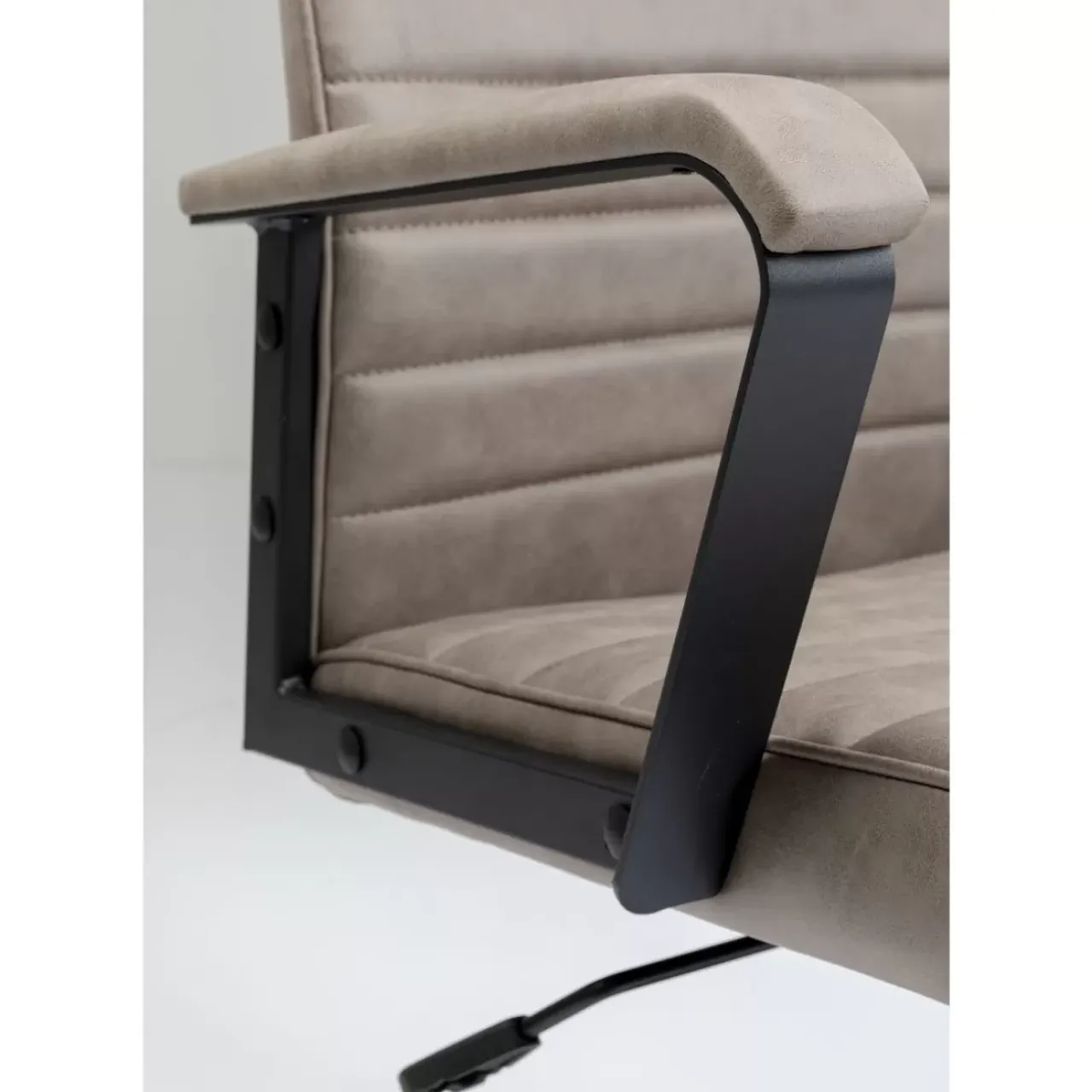 KARE Design Stühle-Burodrehstuhl Labora High Pebble
