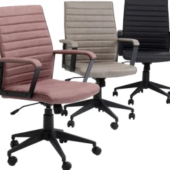 KARE Design Stühle-Burodrehstuhl Labora Pebble