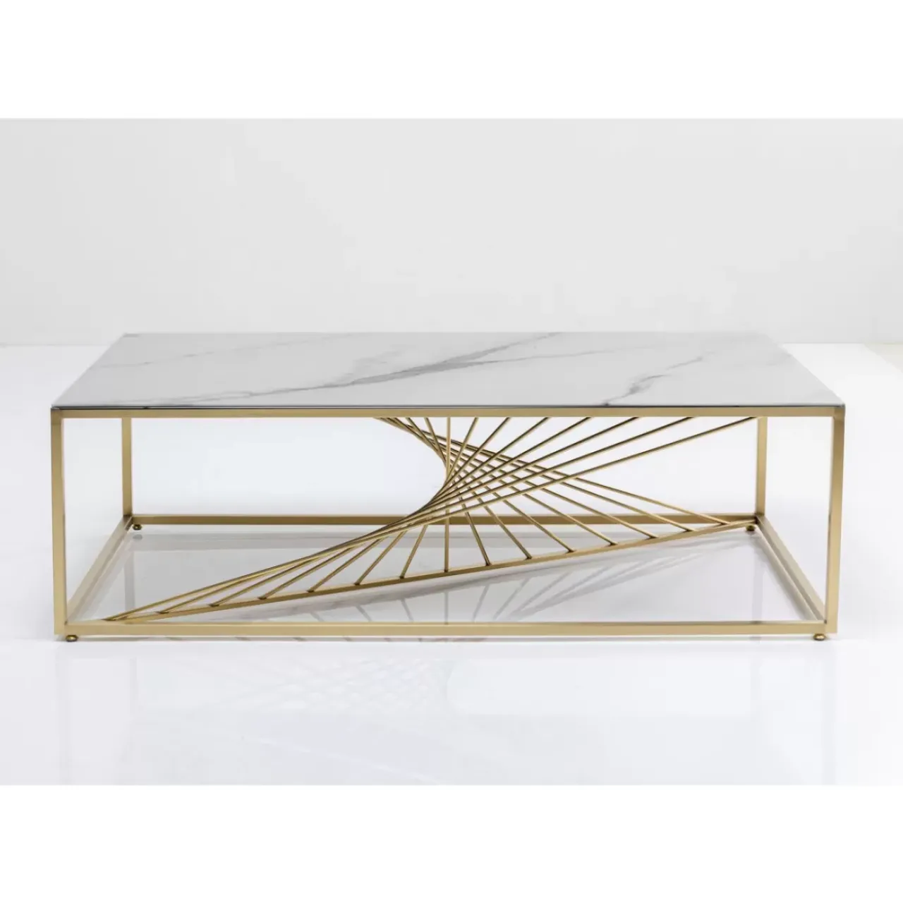 KARE Design Tische-Couchtisch Art Marble Glass 140X70Cm