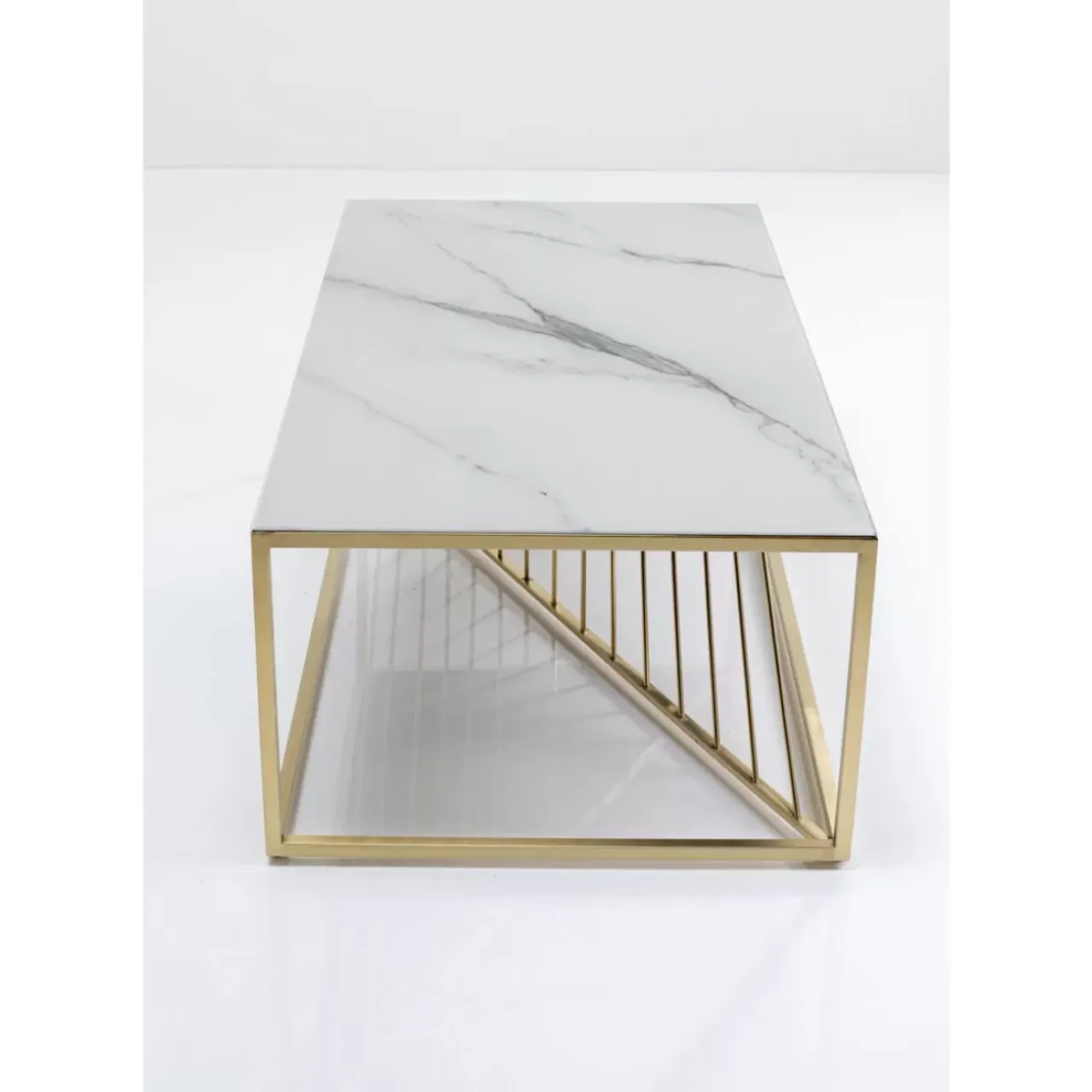 KARE Design Tische-Couchtisch Art Marble Glass 140X70Cm