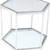 KARE Design Tische-Couchtisch Comb Silber 45