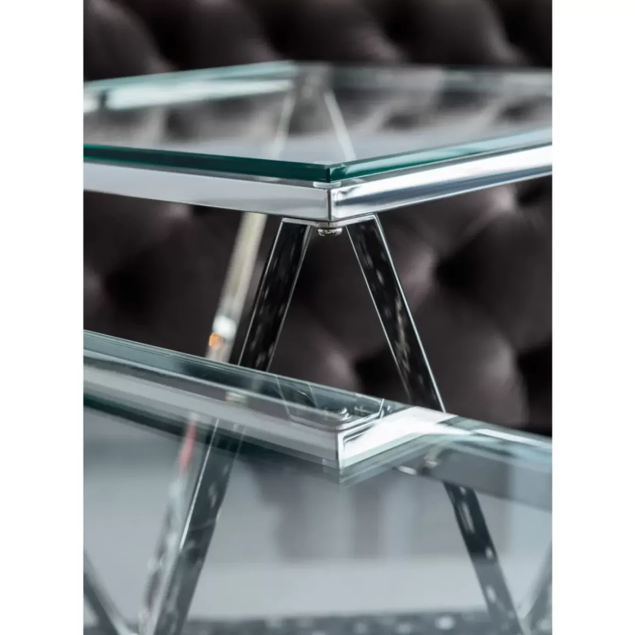 KARE Design Tische-Couchtisch Cristallo 80X80