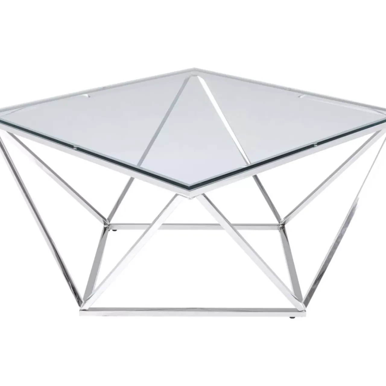 KARE Design Tische-Couchtisch Cristallo 80X80