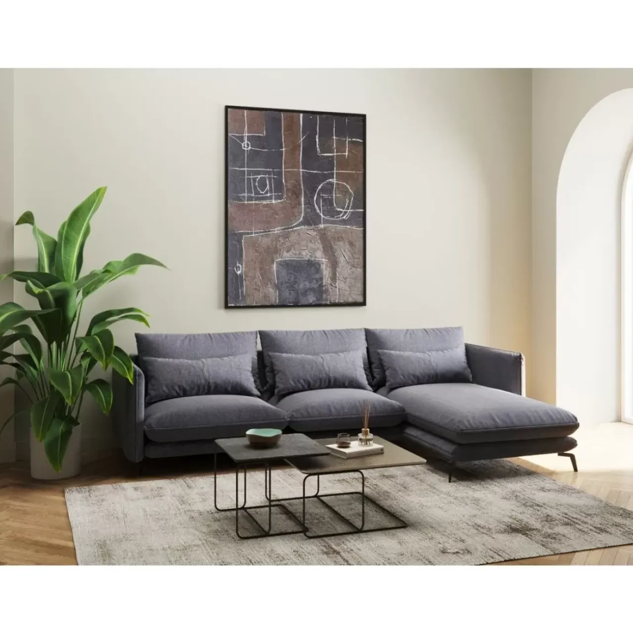 KARE Design Tische-Couchtisch Diego (2/Set)