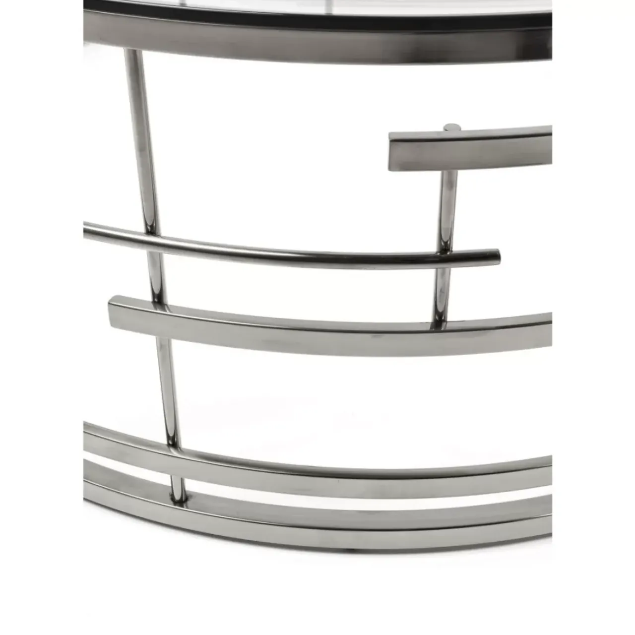 KARE Design Tische-Couchtisch Jupiter Silber O100Cm