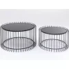 KARE Design Tische-Couchtisch Line Onyx (2/Set)