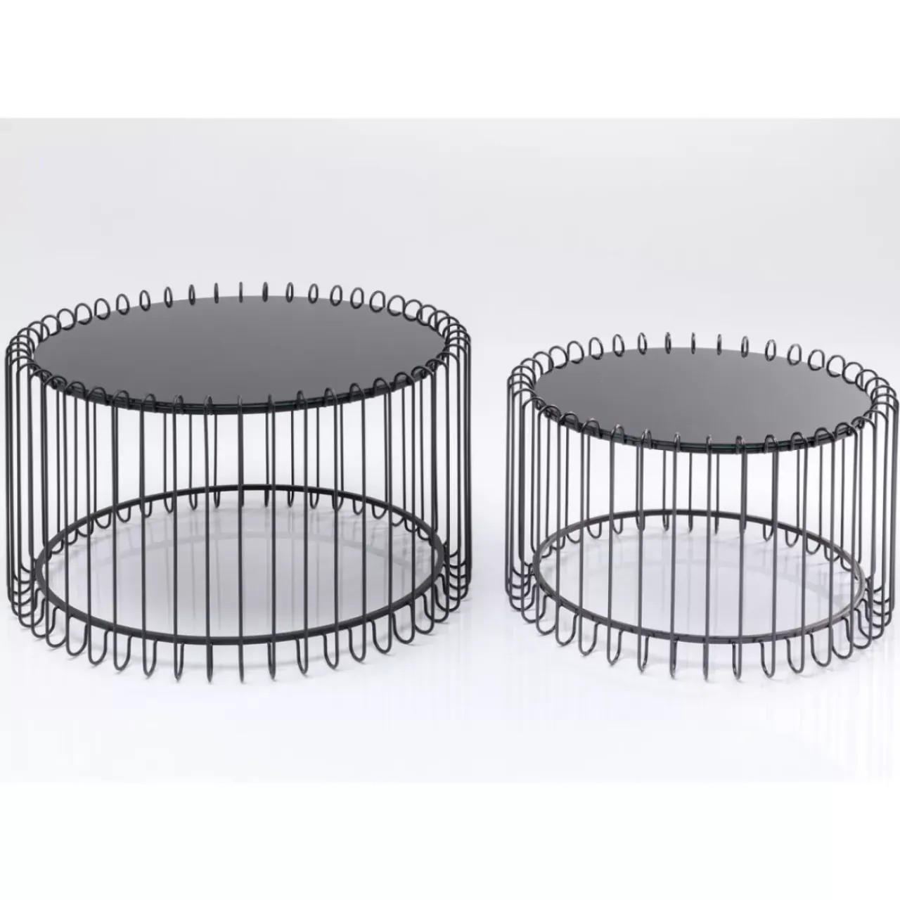 KARE Design Tische-Couchtisch Line Onyx (2/Set)