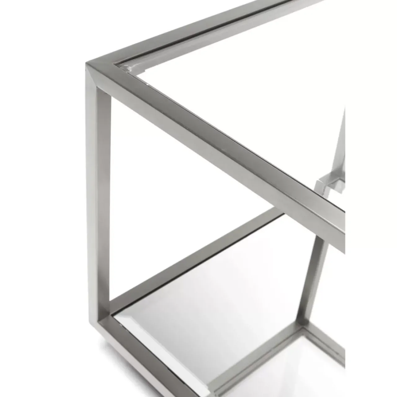 KARE Design Tische-Couchtisch Luigi Silber (4/Set)