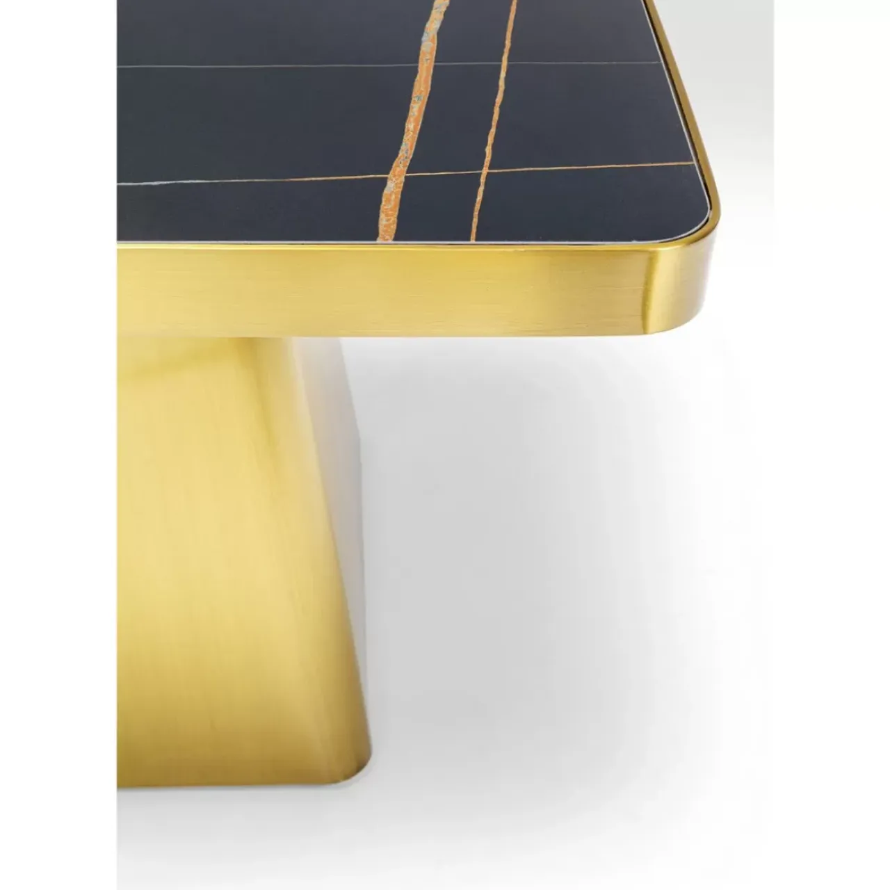KARE Design Tische-Couchtisch Miler Gold 80X80Cm