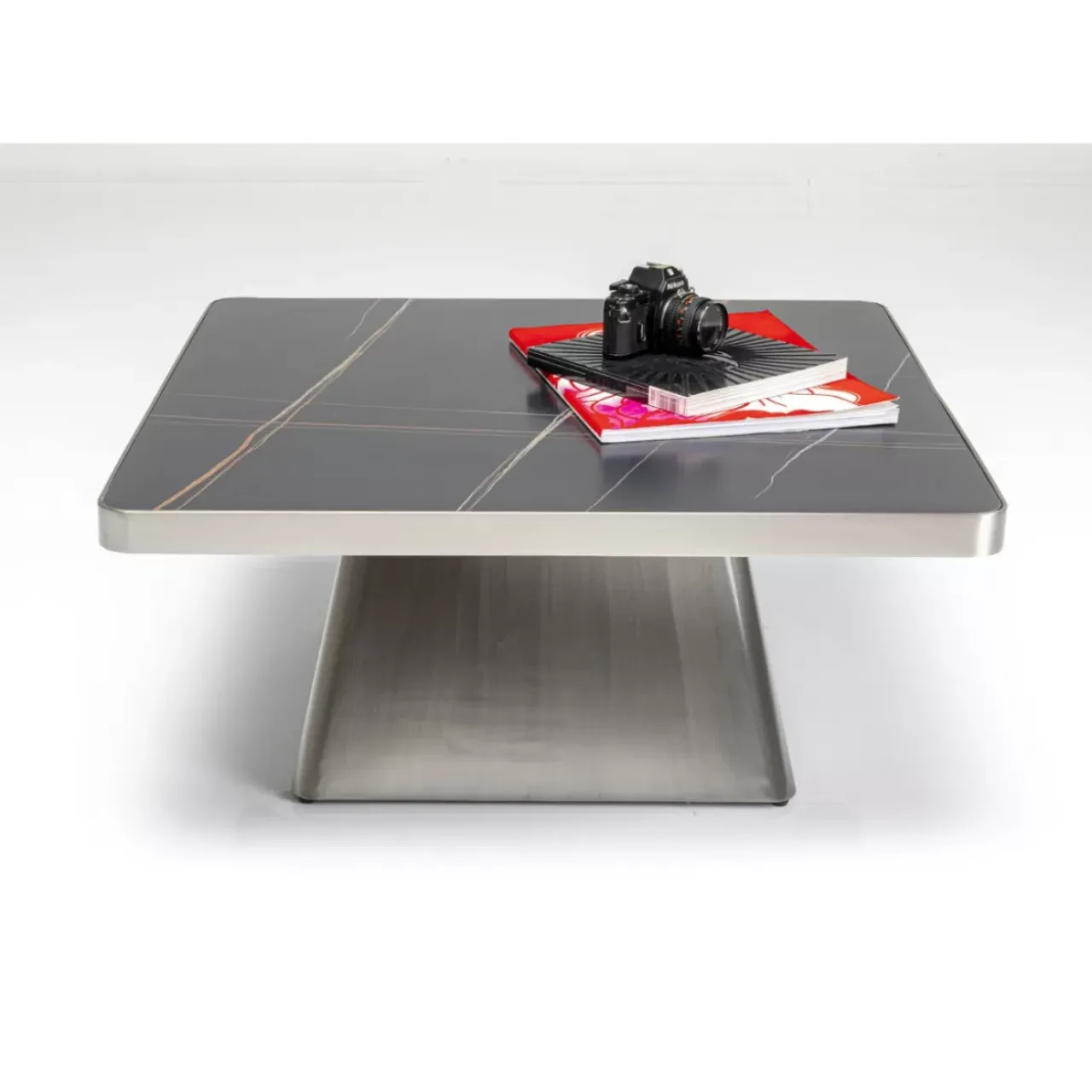 KARE Design Tische-Couchtisch Miler Silber 80X80Cm