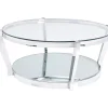 KARE Design Tische-Couchtisch Monocolo Silber O90