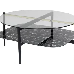 KARE Design Tische-Couchtisch Noblesse Oval 97X91