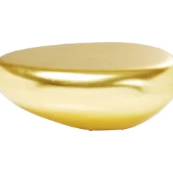 KARE Design Tische-Couchtisch Pebble Gold 122X96