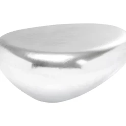KARE Design Tische-Couchtisch Pebble Silber 122X96