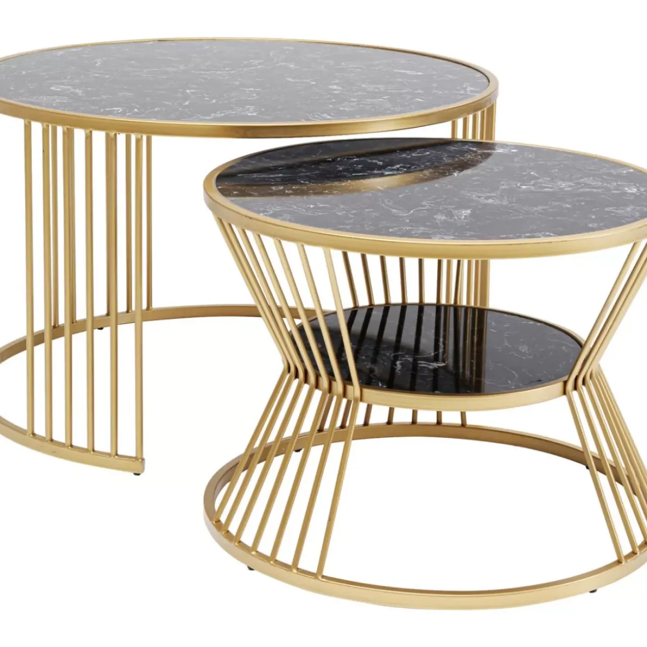 KARE Design Tische-Couchtisch Roma (2/Set)