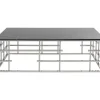 KARE Design Tische-Couchtisch Rome Silber 130X70Cm