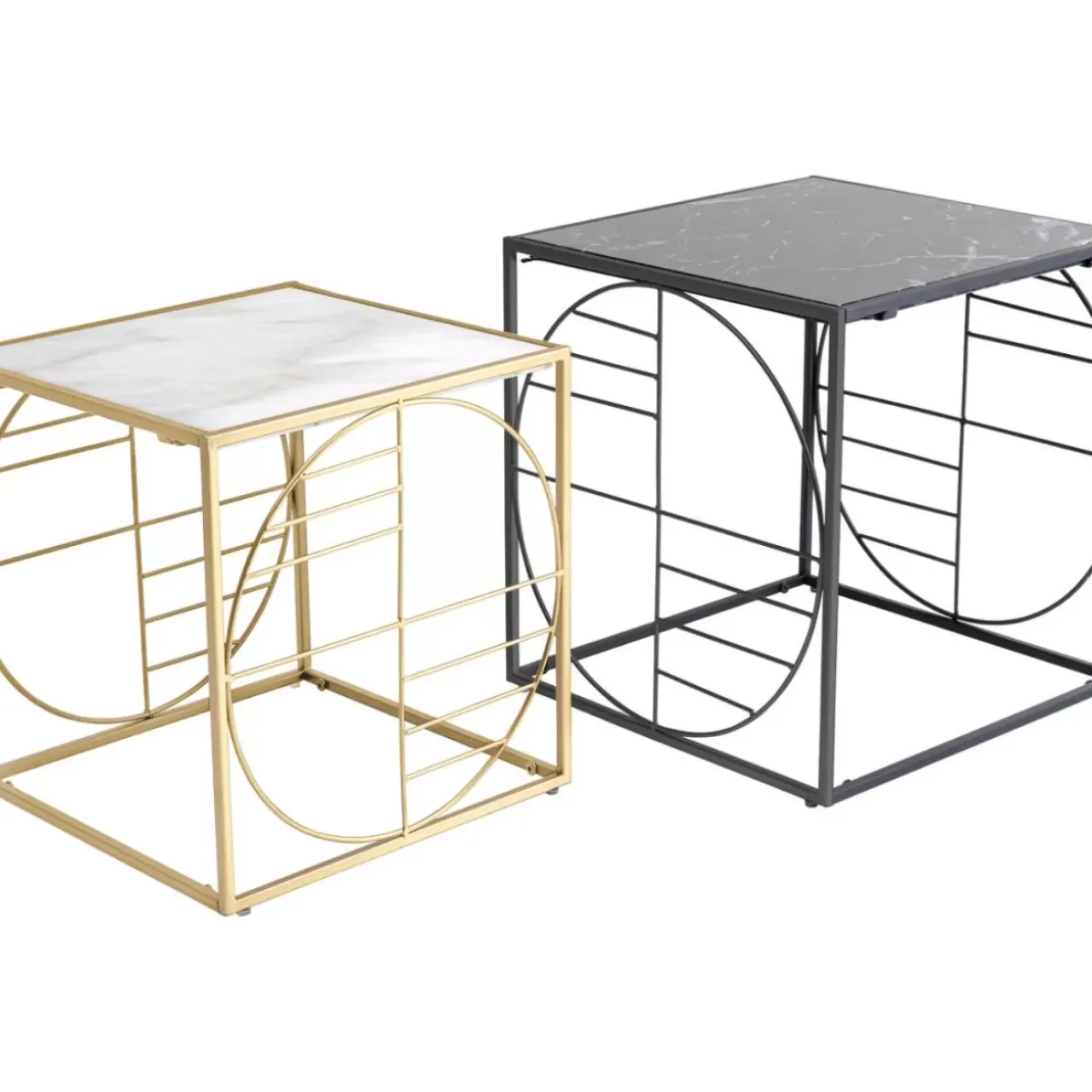 KARE Design Tische-Couchtisch Techno 1 (2/Set)