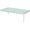 KARE Design Outdoormöbel-Couchtisch Tiki Weiss