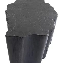 KARE Design Tische-Couchtisch Tree Stump Schwarz 119X68Cm