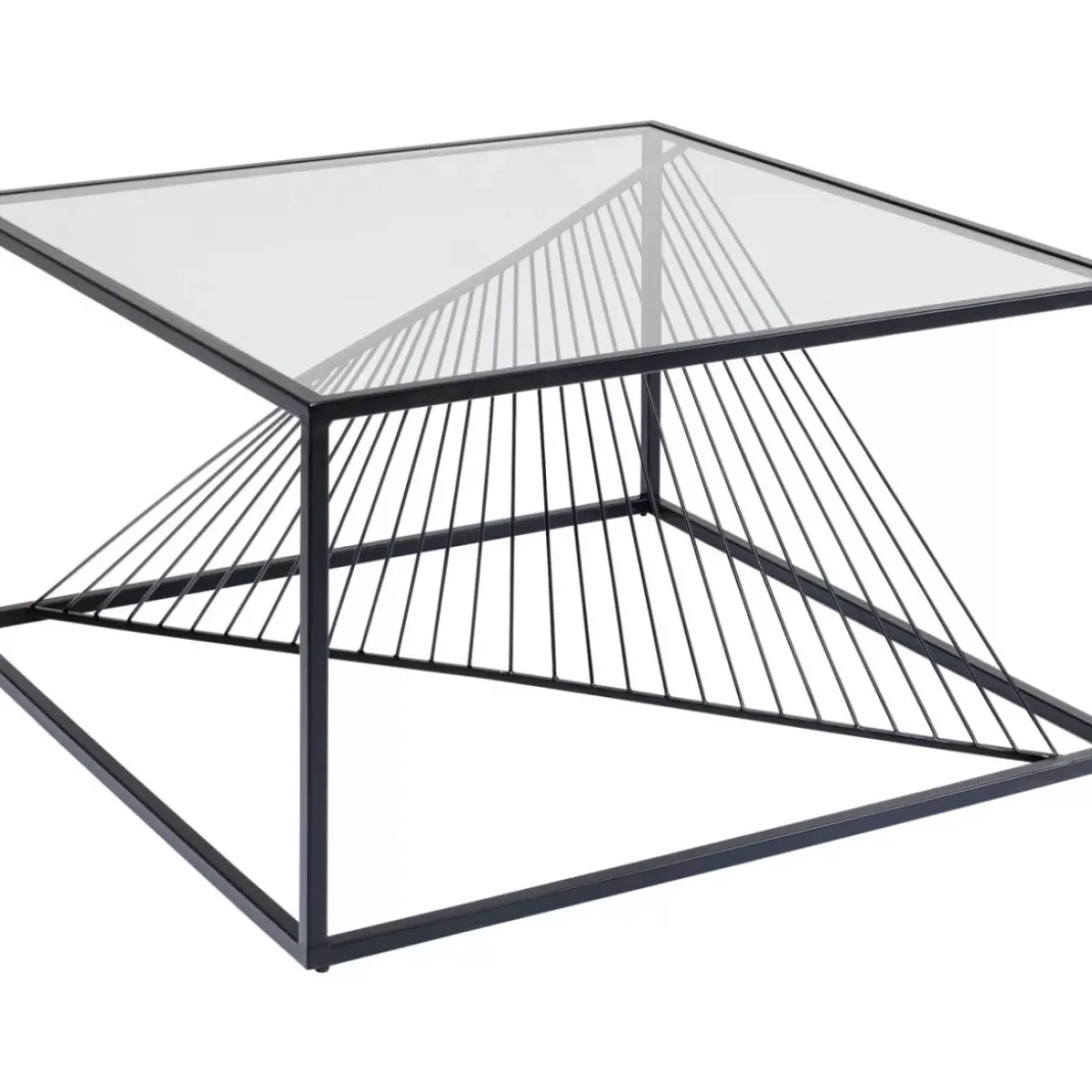 KARE Design Tische-Couchtisch Twisted 75X75Cm