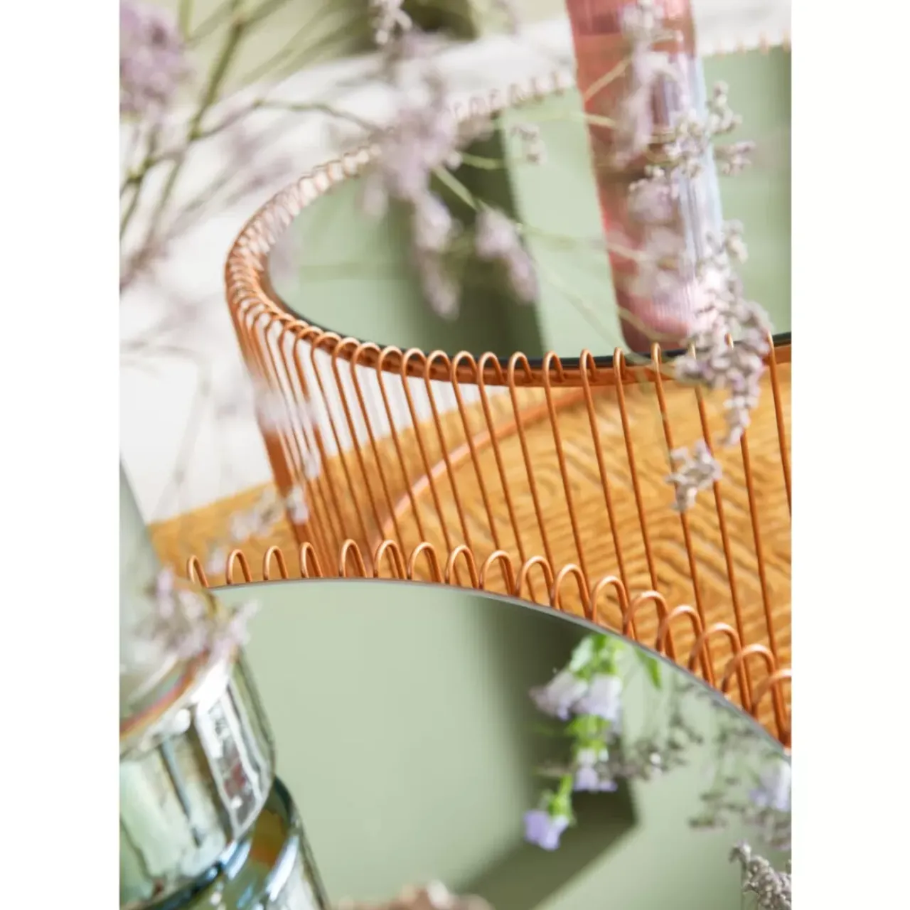 KARE Design Tische-Couchtisch Wire Copper (2/Set)
