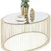 KARE Design Tische-Couchtisch Wire Uno Brass 60X90Cm