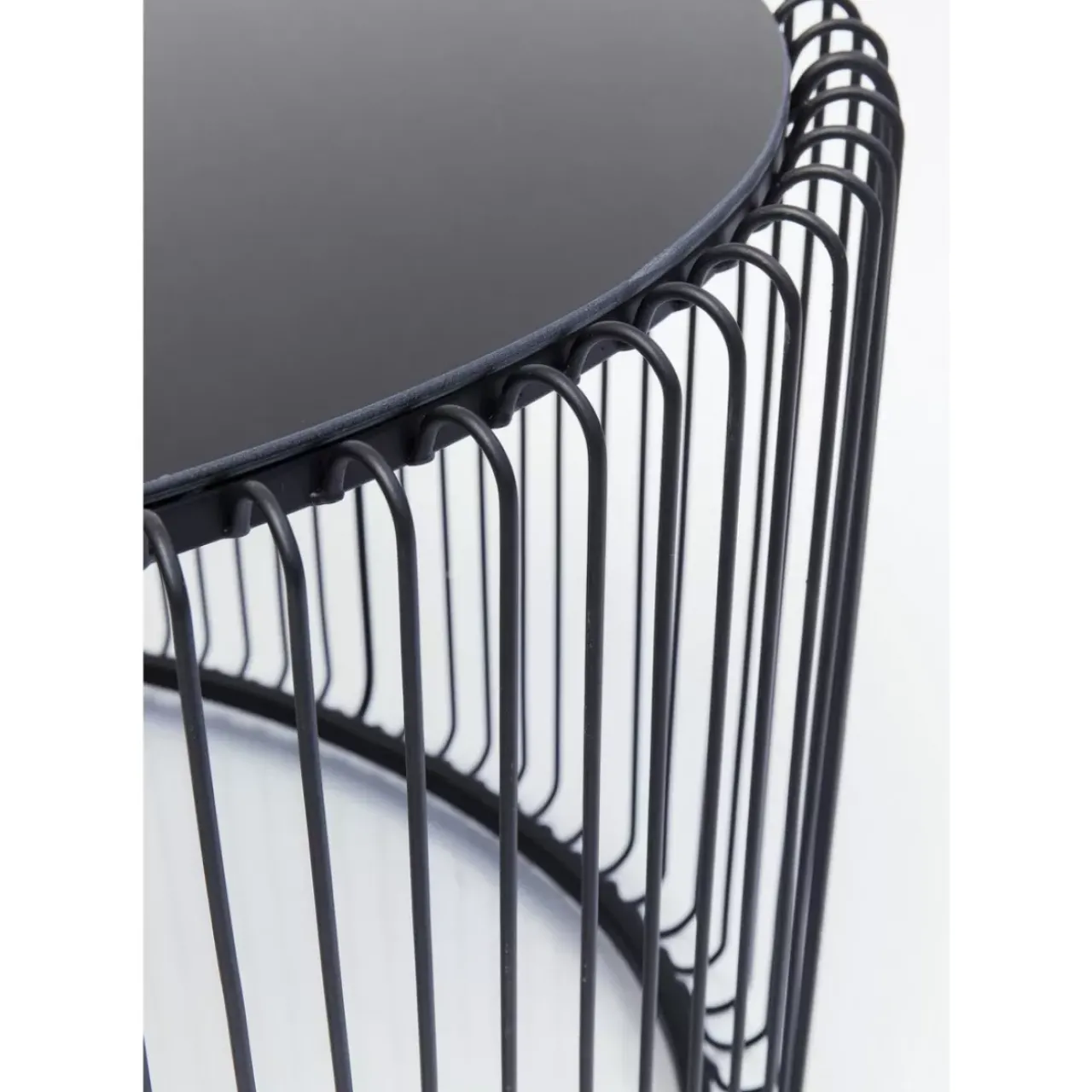 KARE Design Tische-Couchtisch Wire Uno Schwarz 60X90Cm