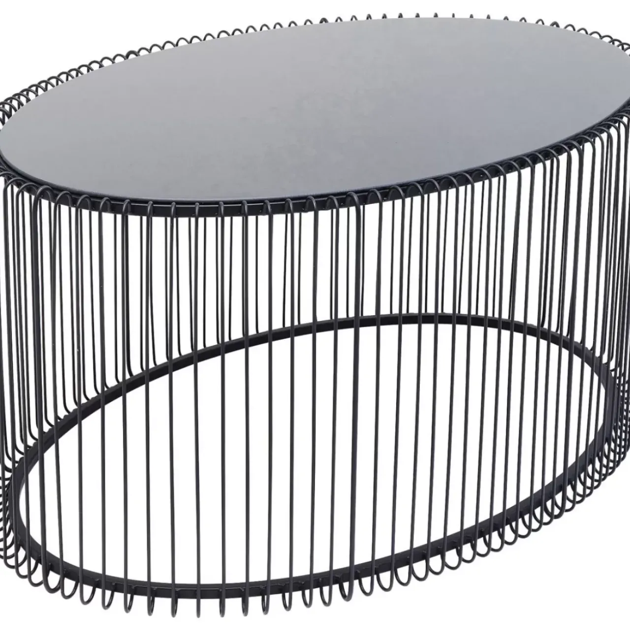 KARE Design Tische-Couchtisch Wire Uno Schwarz 60X90Cm