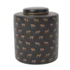 KARE Design Vasen-Deckelvase Leoparden
