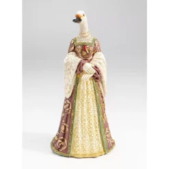 KARE Design Deko & Geschenkartikel-Deko Figur Bird Lady Duck Weis 31Cm