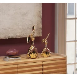 KARE Design Deko & Geschenkartikel-Deko Figur Bunny Gold 52Cm