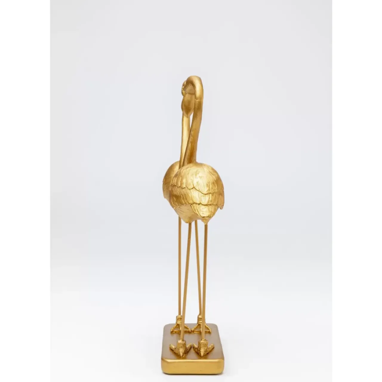 KARE Design Deko & Geschenkartikel-Deko Figur Flamingo Love Gold 39Cm