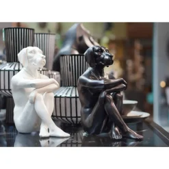 KARE Design Deko & Geschenkartikel-Deko Figur Gangster Dog Cream