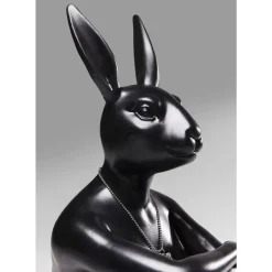 KARE Design Deko & Geschenkartikel-Deko Figur Gangster Rabbit Schwarz